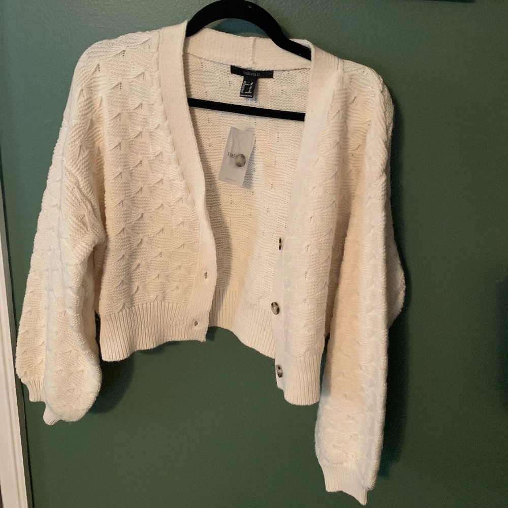 Forever 21 cropped cardigan